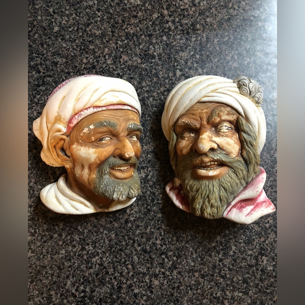 VINTAGE BOSSON CHALKWARE SCULPTURES
